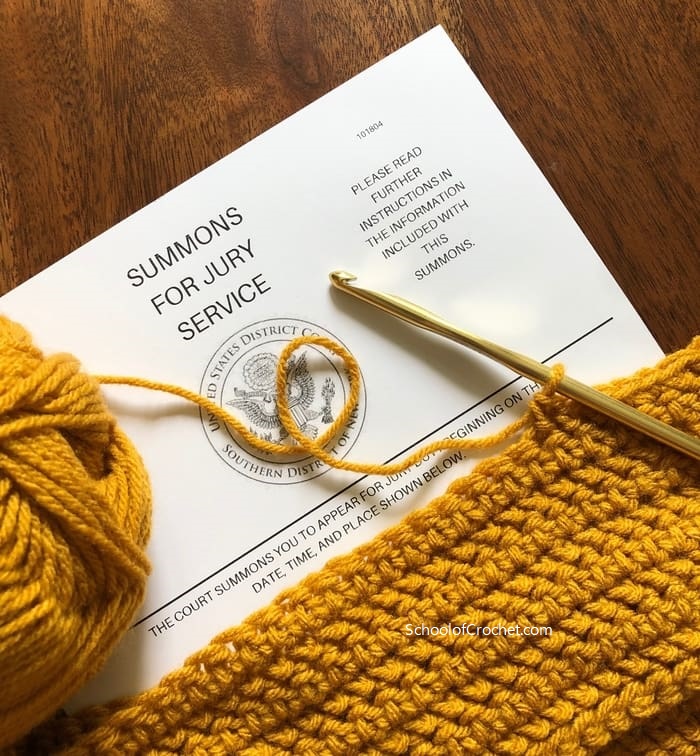 Can you crochet during jury duty?