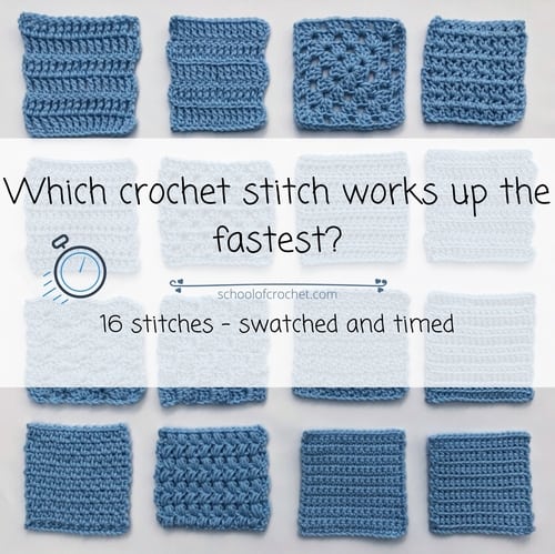 What Crochet Stitch Works up the Fastest? (We Time 16 Stitches